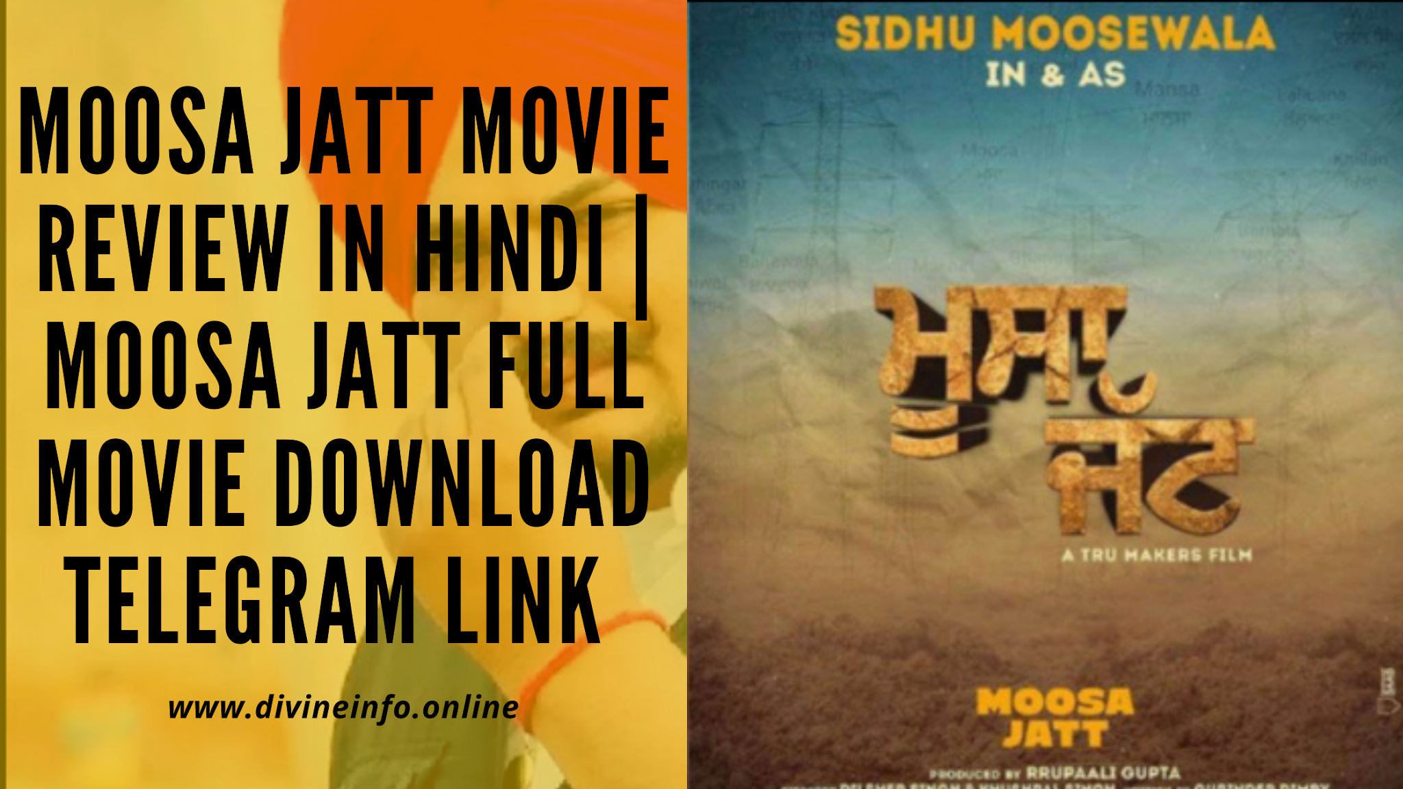 Moosa Jatt Movie Review In Hindi | Moosa Jatt full movie download Telegram link
