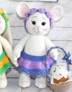 PATRON GRATIS RATA AMIGURUMI 49666 🐭