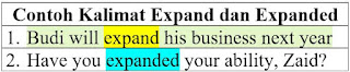 Expand, Expanded, Expanded Contoh Kalimat, Penggunaan dan Perbedaannya