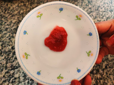 how to plate test for homemade strawberry jam