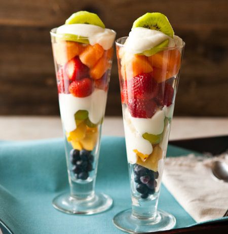 Layered Fruit and Yogurt Salad Recipe