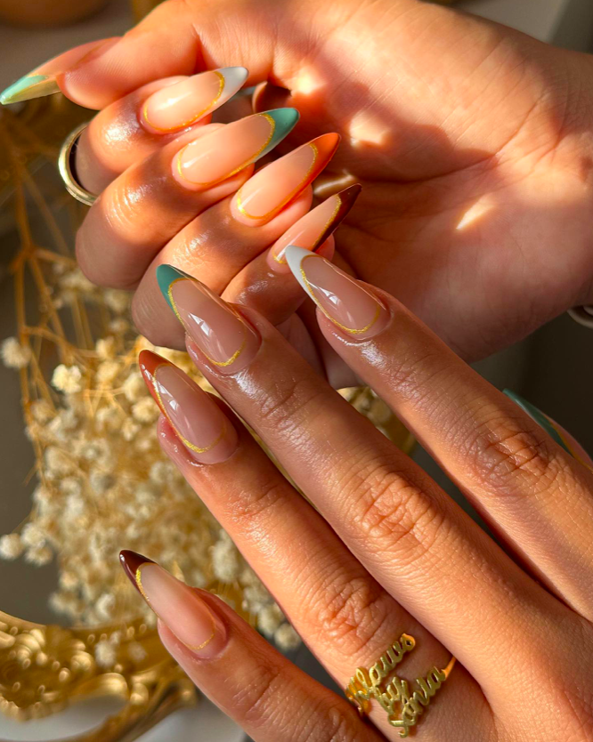 Fall Nail Designs 2023 | Touch of Gold by Sonia