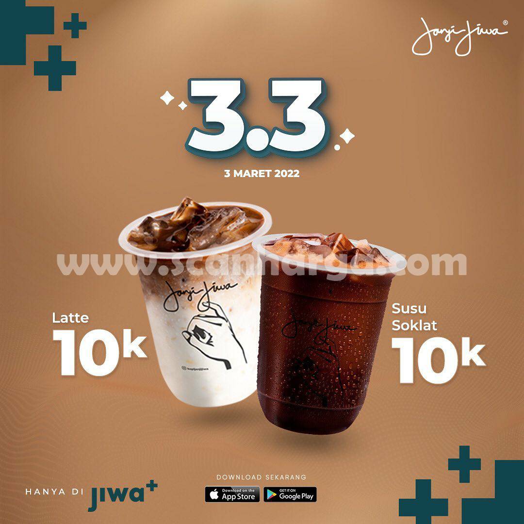 KOPI JANJI JIWA Promo Spesial 3.3 - Ngopi Hemat cuma 10rb