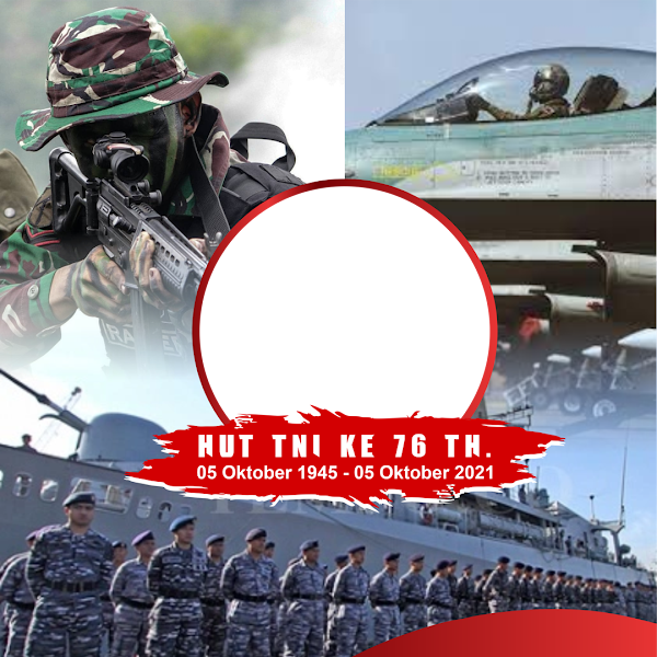 Link Twibbonize Hari Tentara Nasional Indonesia TNI 5 Oktober 2022 id: tnihut76