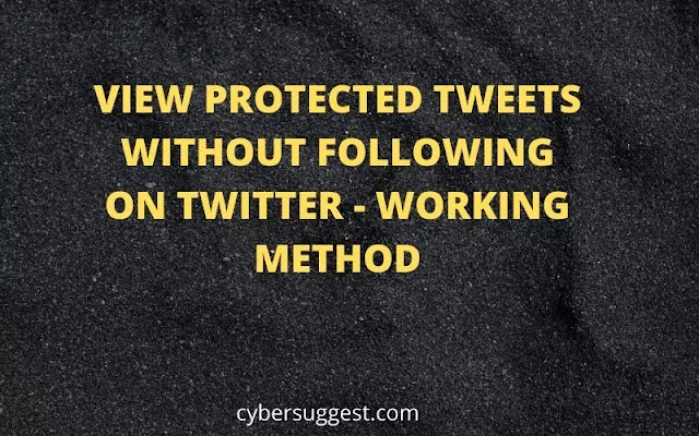 View Protected Tweets without Following on Twitter in 2024