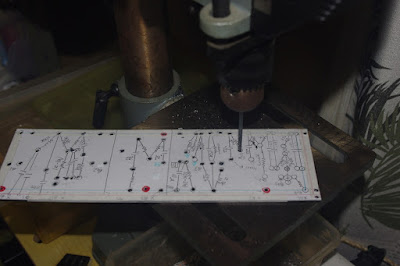Drilling circuit board for eyelet holes