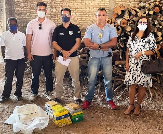 Cerca de 33 Kg. de drogas são incineradas em cerâmica no norte do Piauí