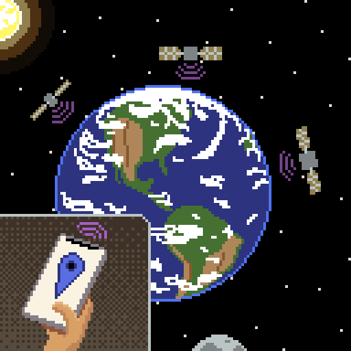 Pixel art created for Octobit. Day 6: It came from outer space