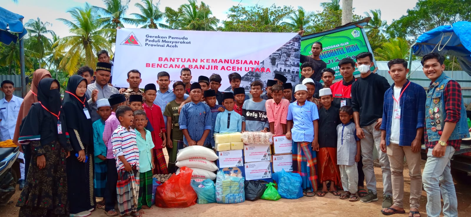 GPPM Bireuen Salurkan Bantuan untuk LPI Raudhatul Huda Aceh Utara