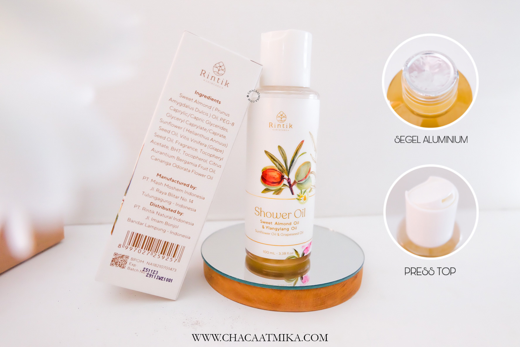 Rintik Shower Oil, Sabun Untuk Kulit Kering dengan Bahan Alami. 100% Effective for Dry Skin!