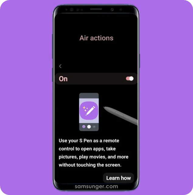 Air Actions for Pentastic Picture