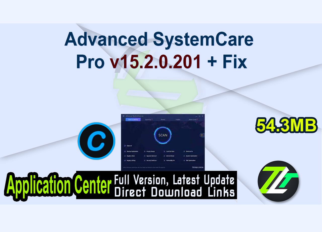 Advanced SystemCare Pro v15.2.0.201 + Fix