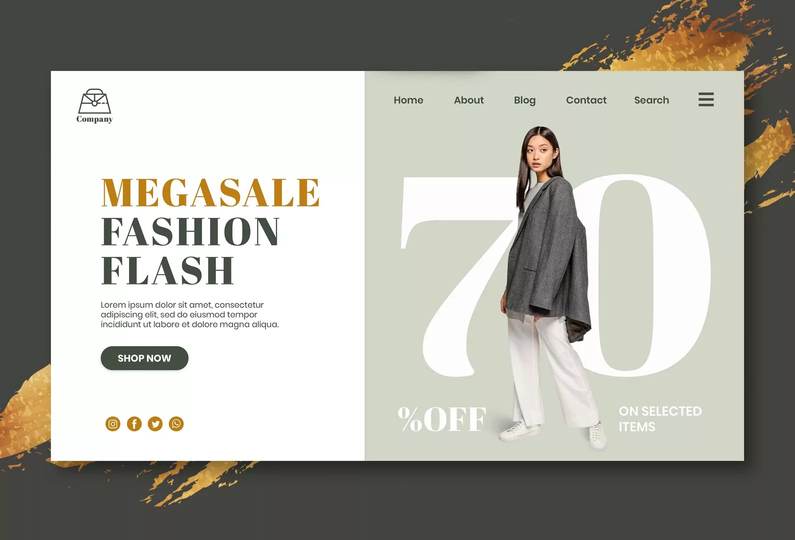 Fashionify - Fashion and Product Showcase Blogger Template