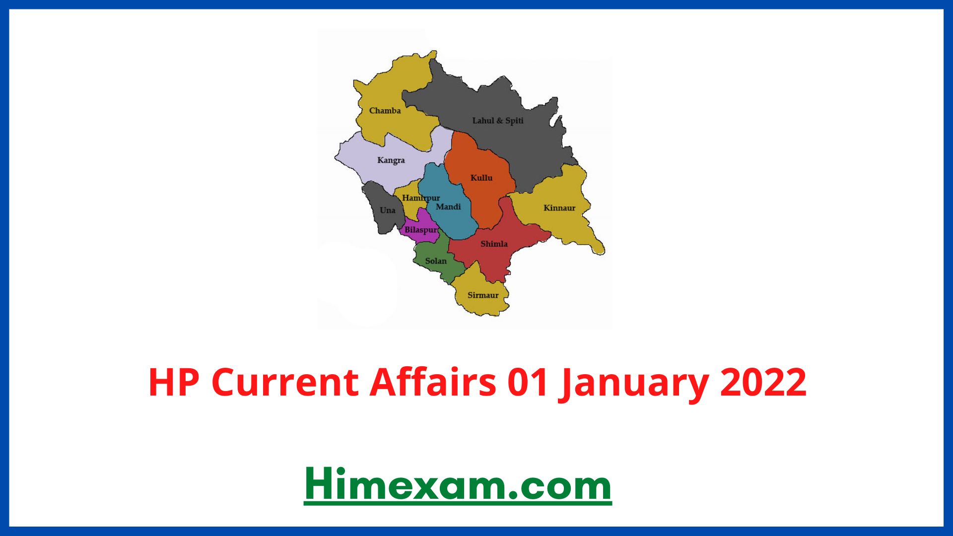 HP Current Affairs 01 January 2022