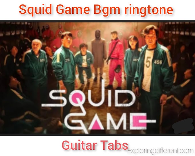 Squid Game BGM ringtone Guitar Tabs Single string