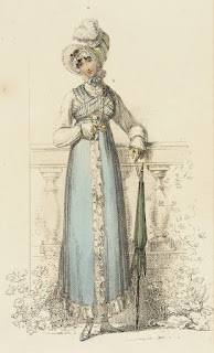 Fashion Plate (Promenade Dress) Rudolph Ackermann (England, London, 1764-1834) England, London, October 1, 1814 Prints; engravings Hand-colored ngraving on paper