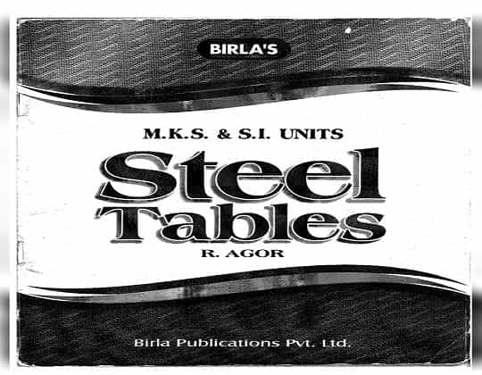 Steel Table PDF Download