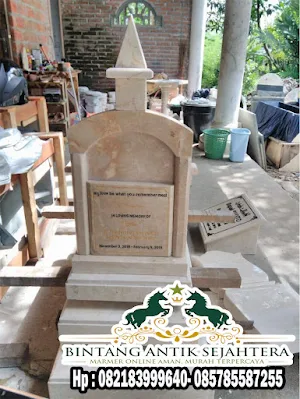 DAFTAR HARGA 20 JENIS KIJINGAN MAKAM MARMER GRANITE TERLARIS BERIKUT NISAN NYA