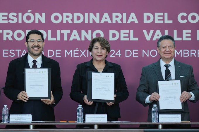 GCDMX, Edomex e Hidalgo realizan segunda sesión Ordinaria del Consejo de Desarrollo Metropolitano del Valle de México