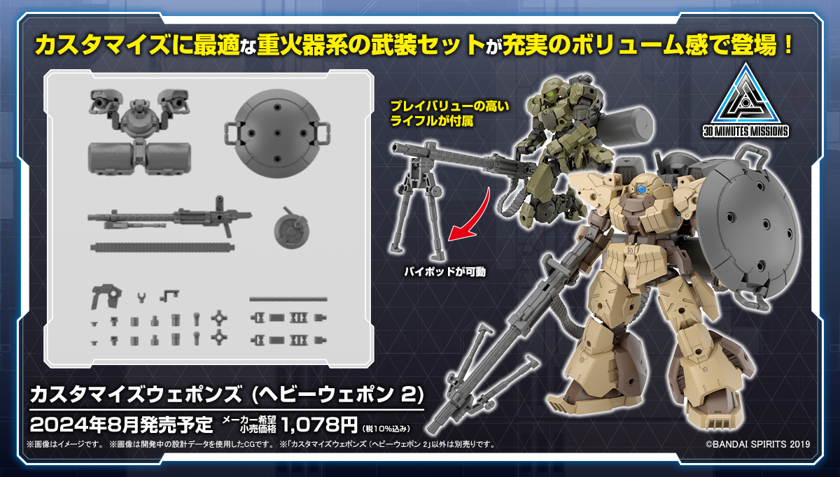1/144 30MM Customized Weapons (Heavy Weapons 2) - 01