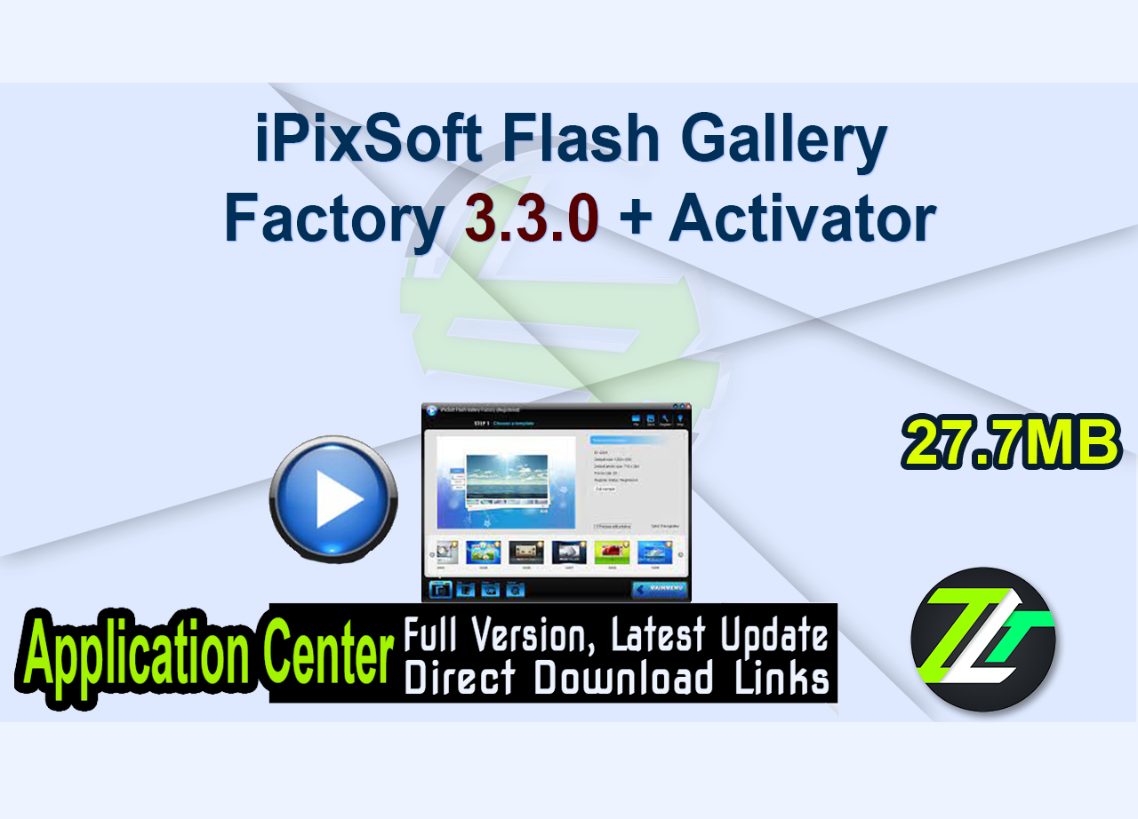 iPixSoft Flash Gallery Factory 3.3.0 + Activator