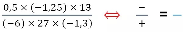 Déterminer le signe de chaque nombre rationnel maths 3eme