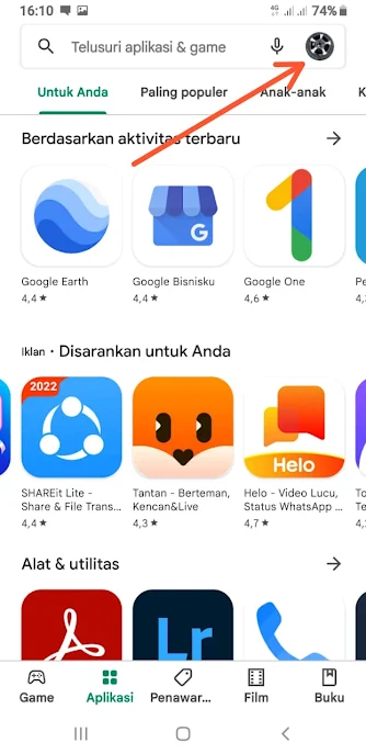 Cara memblokir aplikasi MiChat di Play Store