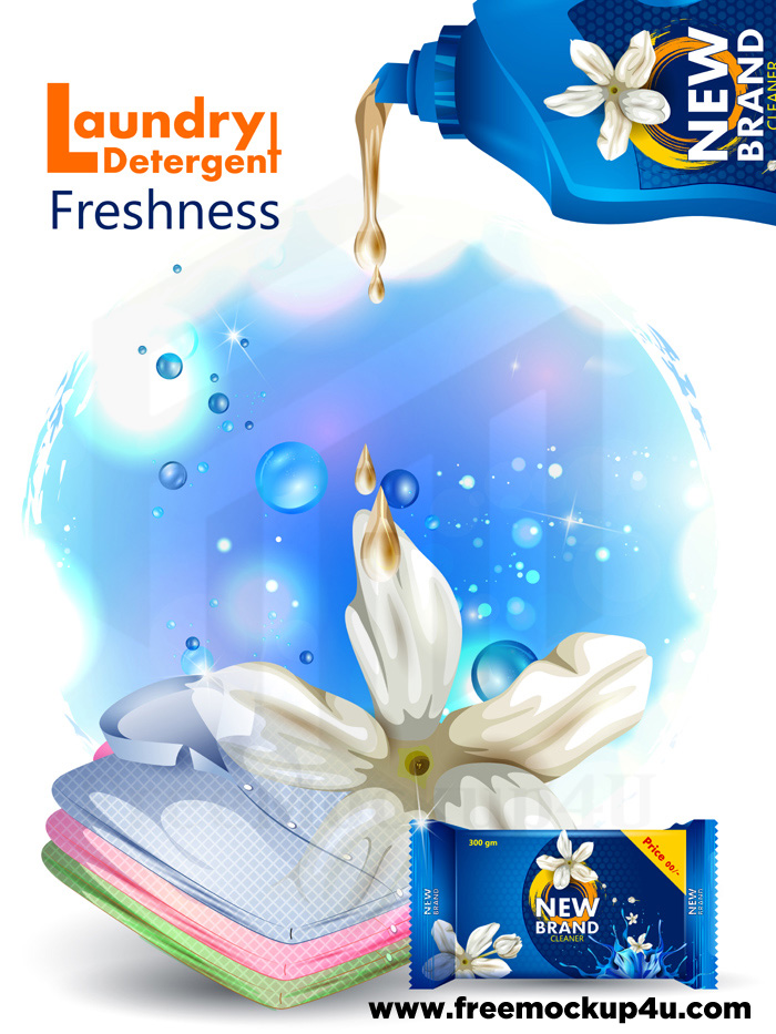 Banner of Stain And Dirt Remover Liquid Detergent for Clean Cloth