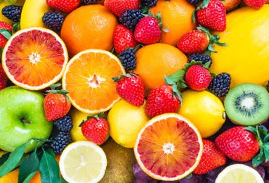 Take a peek around and see what fruits we have that make the color of the rainbow.