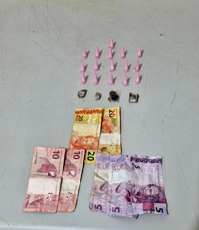 Policiais prendem homem por tráfico de drogas em Pompéia
