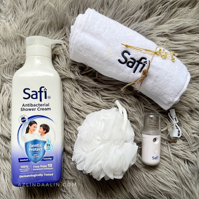 SAFI ANTIBACTERIAL SHOWER CREAM MOISTURE PROTECT DAN GENTLE PROTECT PILIHAN KAMI !