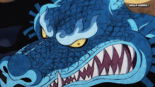 ワンピースアニメ 912話 ワノ国編 | ONE PIECE 四皇 カイドウ ウオウオの実 モデル 青龍 Kaido Uo Uo no Mi