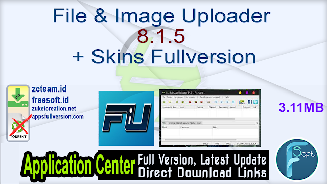 File & Image Uploader 8.1.5 + Skins Fullversion