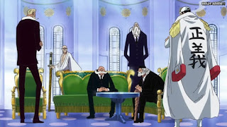 ワンピースアニメ ドレスローザ編 736話 五老星 five elders | ONE PIECE Episode 736