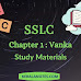 SSLC English Notes Chapter1 Vanka Unit 5 10th Standard Notes