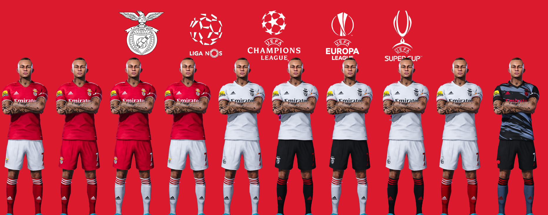 eFootball PES 2021 Benfi̇ca 2021-2022 Ki̇tpack