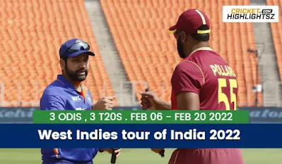 CricketHighlightsz – West Indies tour of India 2022