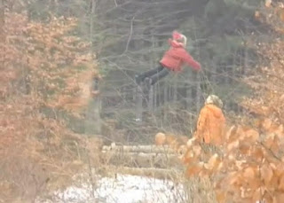 Mysterious Flying Girl in Russia