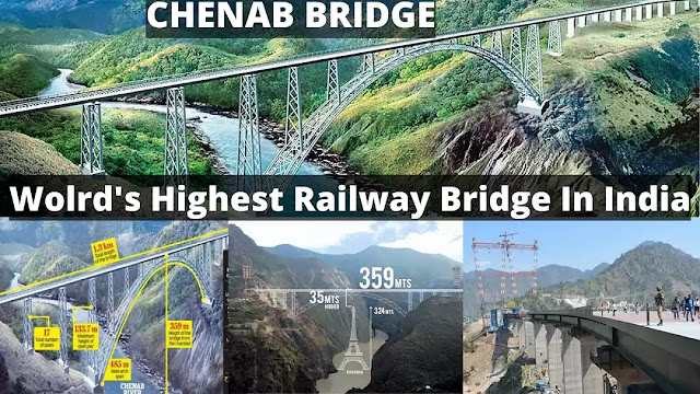 Chenab Bridge || World's Highest Rail Bridge || Chenab Rail Bridge Latest Update 2022