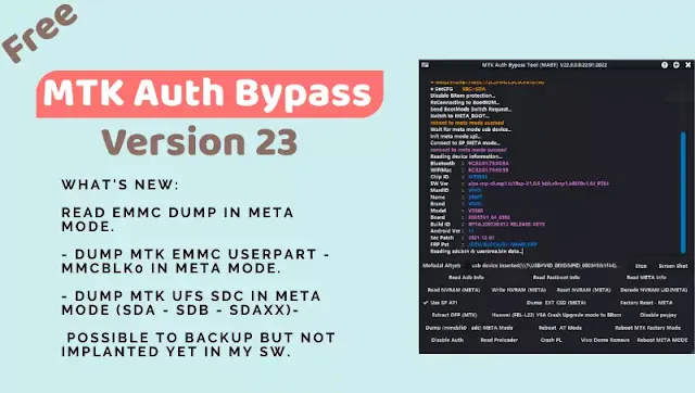 MTK Auth Bypass Tool V23