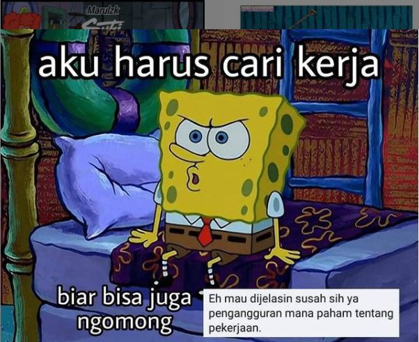 11 Meme Lucu 'SpongeBob' Ini Nyindir Abis Soal Kehidupan