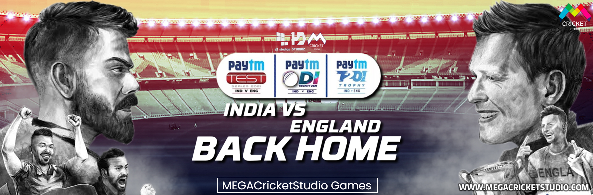 India vs England 2021 Back Home Patch for EA Cricket 07