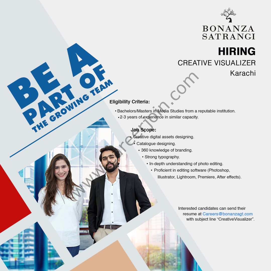 Bonanza Satrangi Jobs December 2021