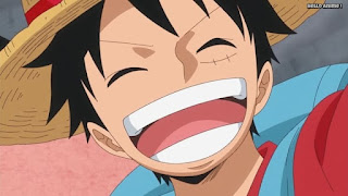 ワンピースアニメ 752話 ルフィ 笑顔 可愛い Monkey D. Luffy | ONE PIECE Episode 752