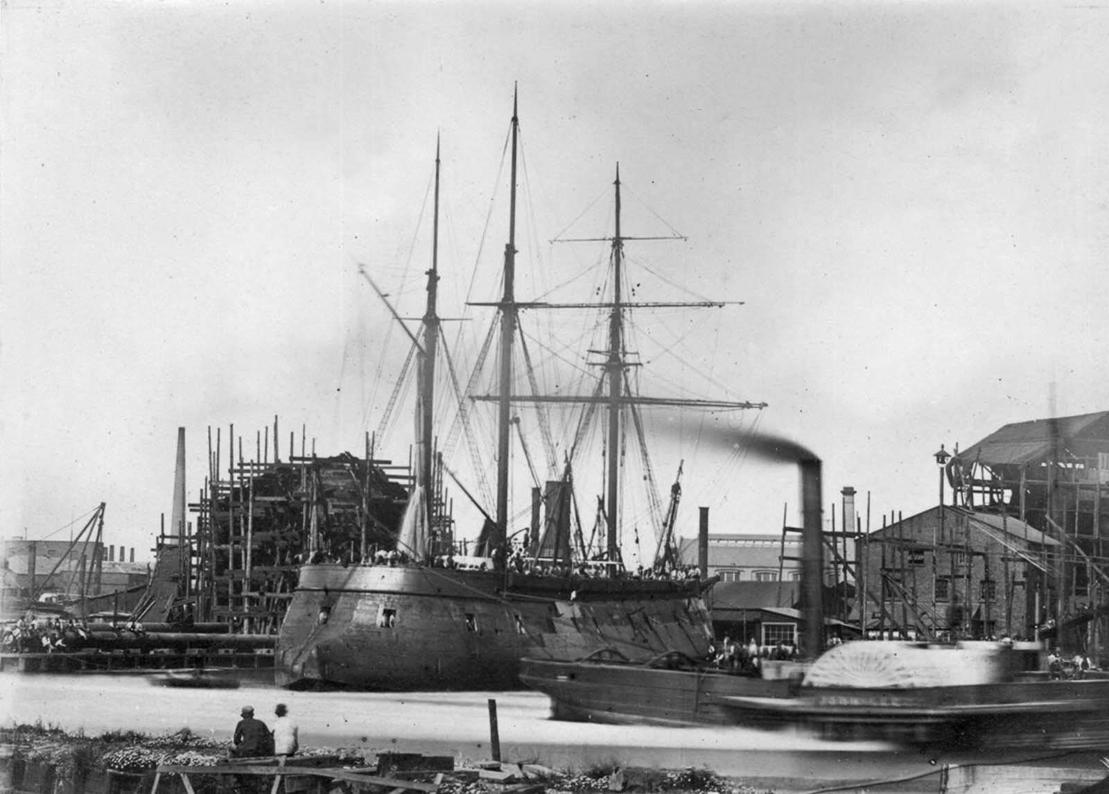 steamship shipyard photographs