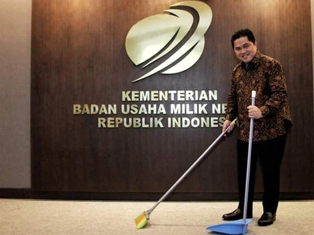  berada di urutan pertama dari lima pasangan Incar Kursi Presiden, Erick Thohir Menjadi Ketum Partai BUMN