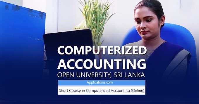 Short Course in Computerized Accounting (Online) | Open University, Sri Lanka