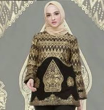 Baju Batik Muslim Modern