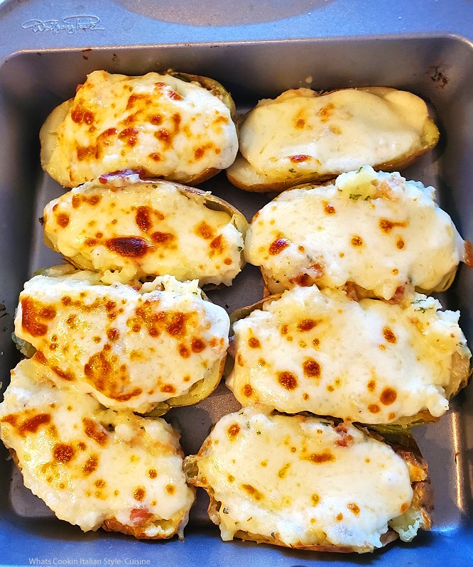 twice baked white potatoes