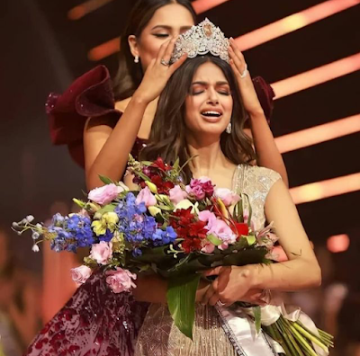 Miss Universe 2021: Harnaaz wore a crown of 37 crores studded with 1170 diamonds.